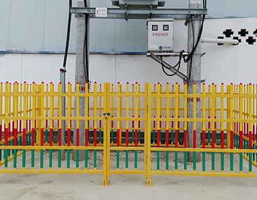 變壓器隔離防護欄PVC塑鋼玻璃鋼墻